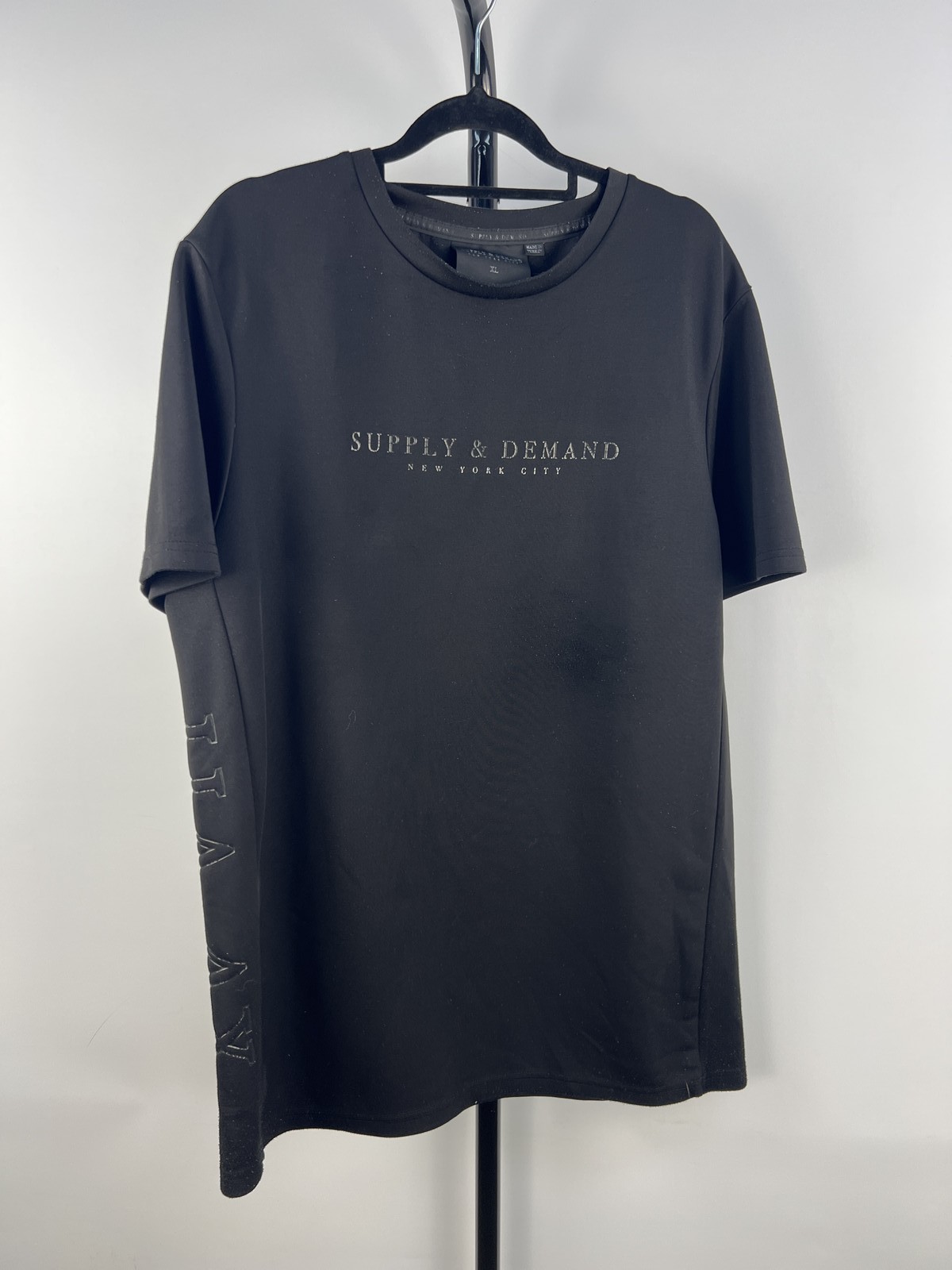 Supply & Demand New York City Black T-Shirt Tee XL
