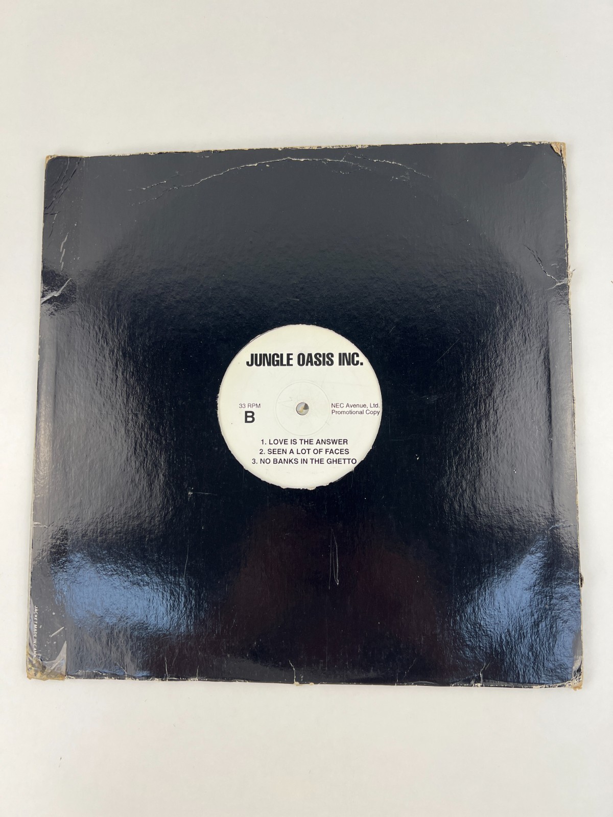 Jungle Oasis Inc. – Jungle Juice / No Banks In The Ghetto – 2xLP Promo – NEC Ave
