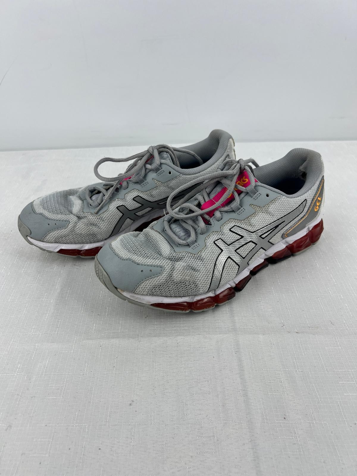 ASICS Gel 1022A263 Grey Running Shoes US 11