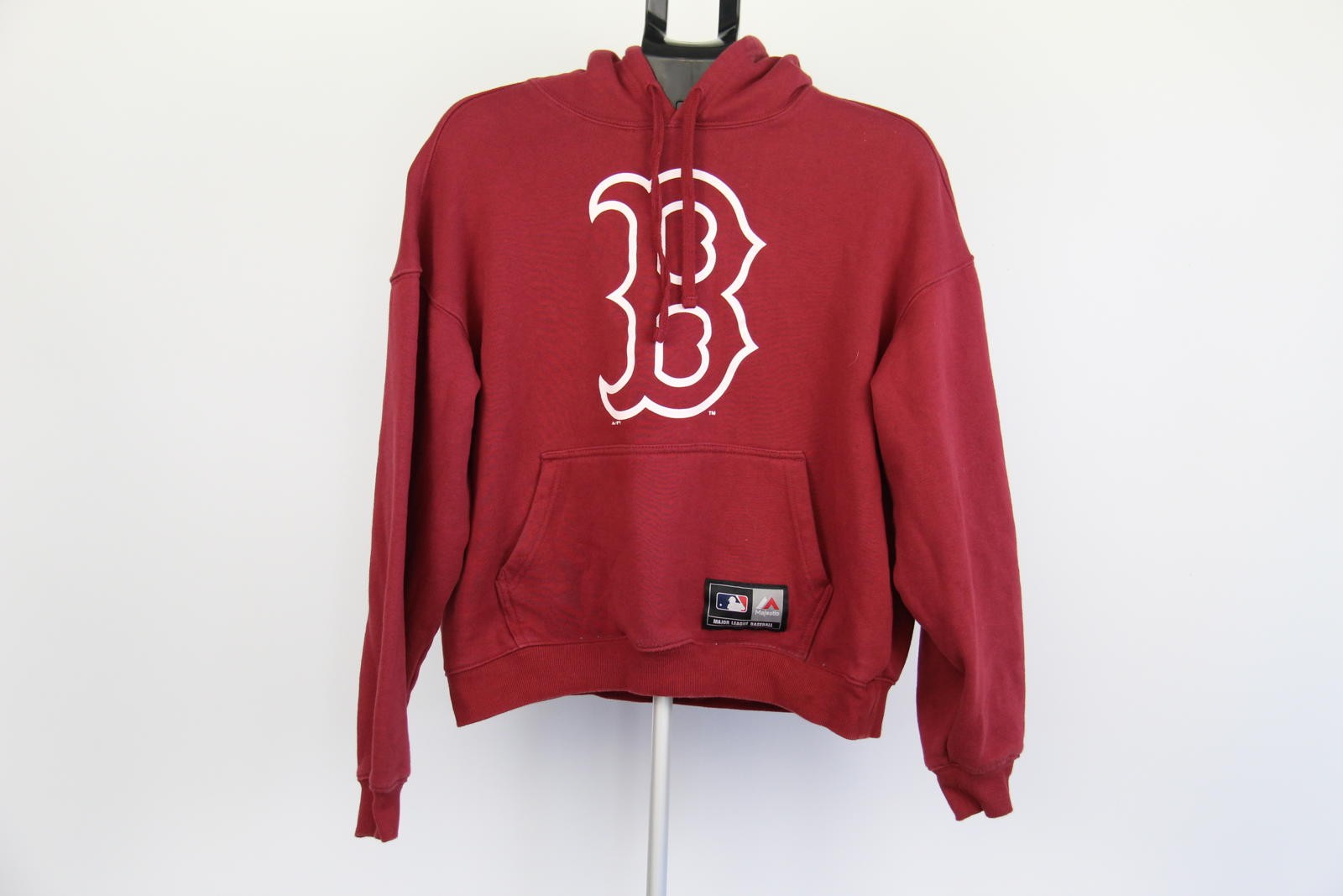 Majestic MLB Boston Red Sox Hoodie – Size Small – Maroon – Genuine Merchandise