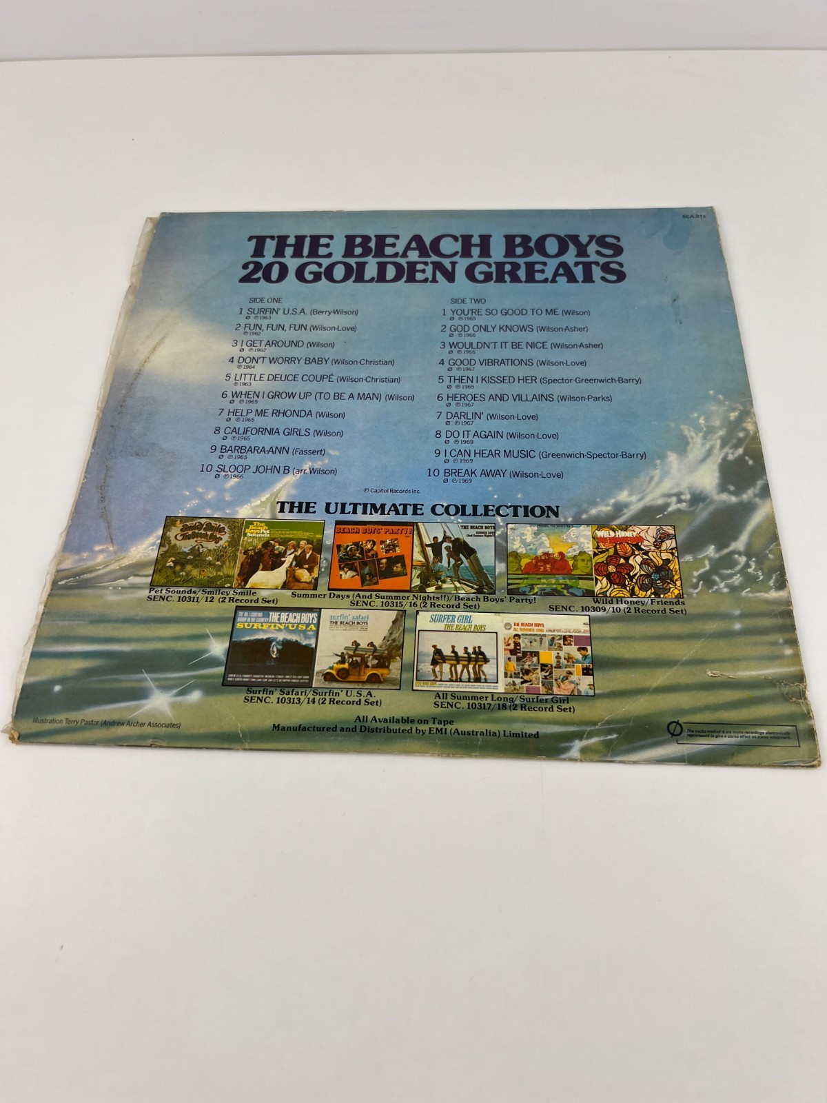 Beach Boys - 20 Golden Greats, 1986 Australian EMI compilation
