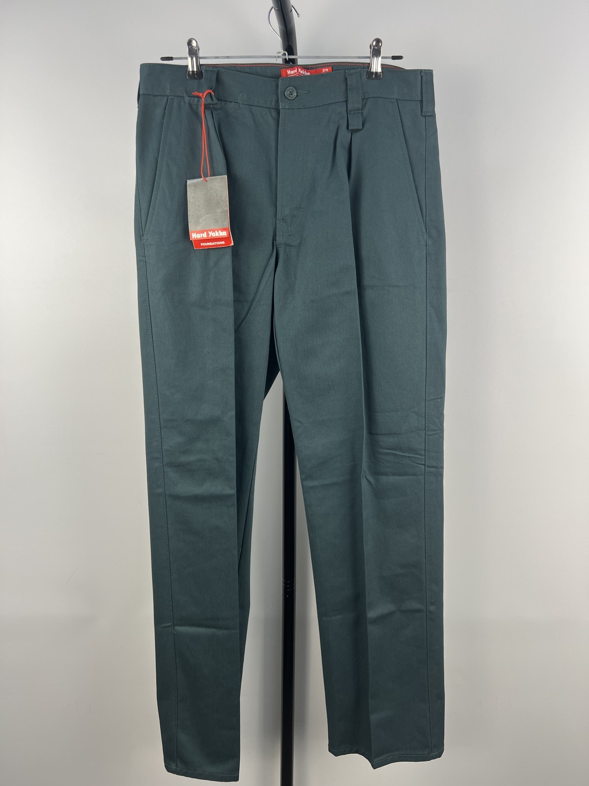 Hard Yakka Trouser Drill Work Pants Green 87R W34