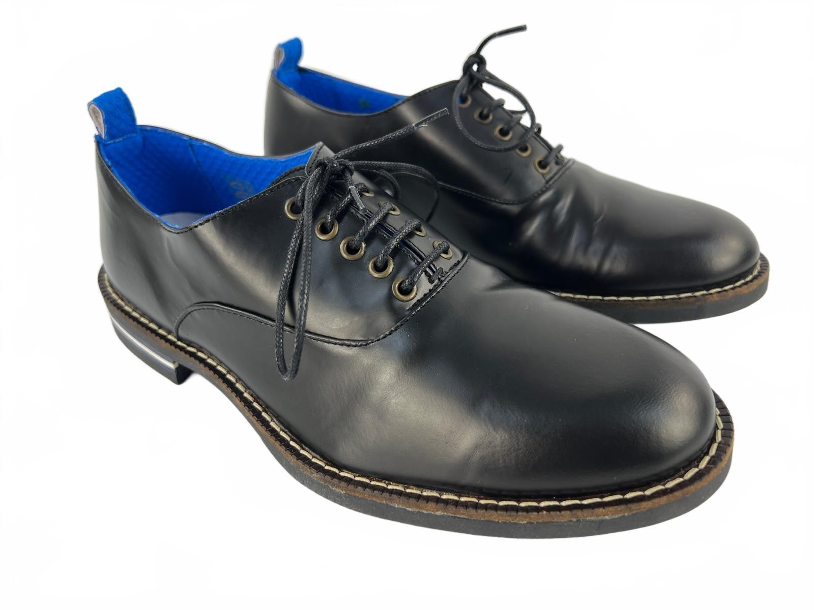 Swear London Chaplin 2 Black Polido Leather Shoes – Size EU 41