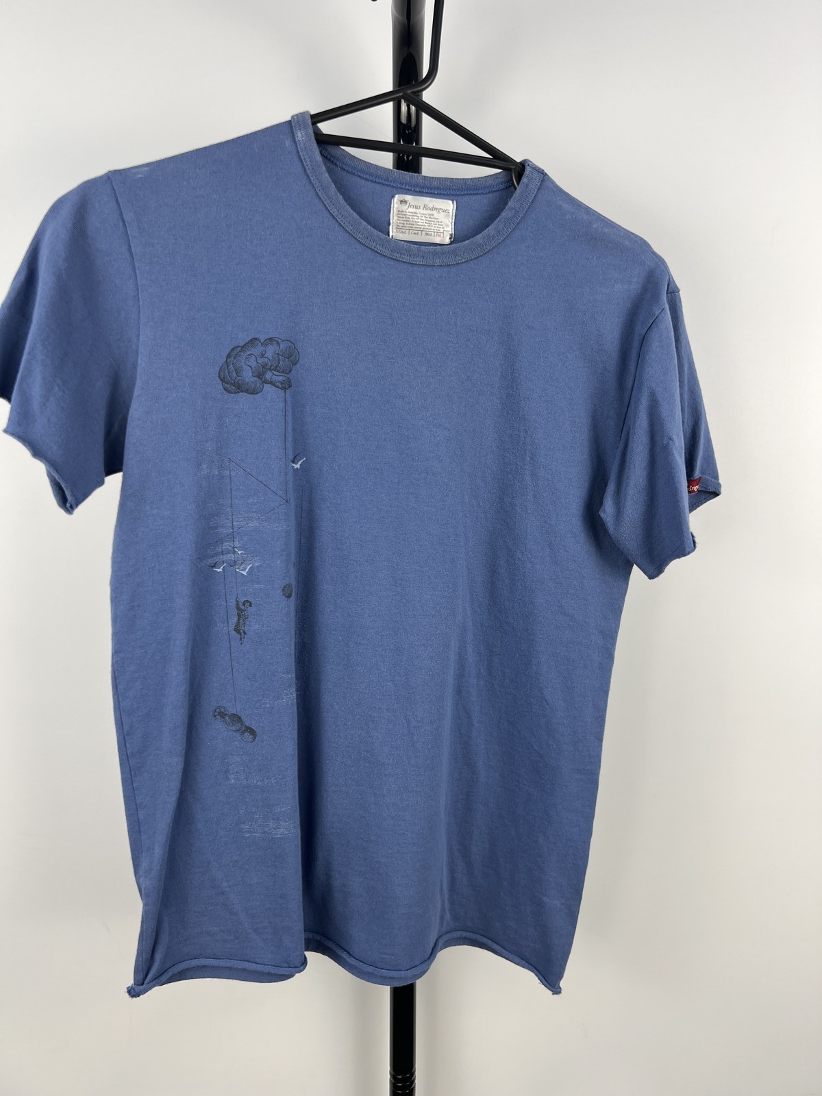 Jesus Rodriguez Blue Graphic T-Shirt Mens XL Made in Australia