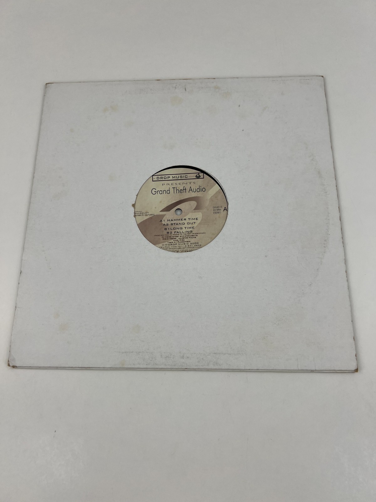 Grand Theft Audio – Hammer Time / Stand Out – 12" Drop Music DRM010