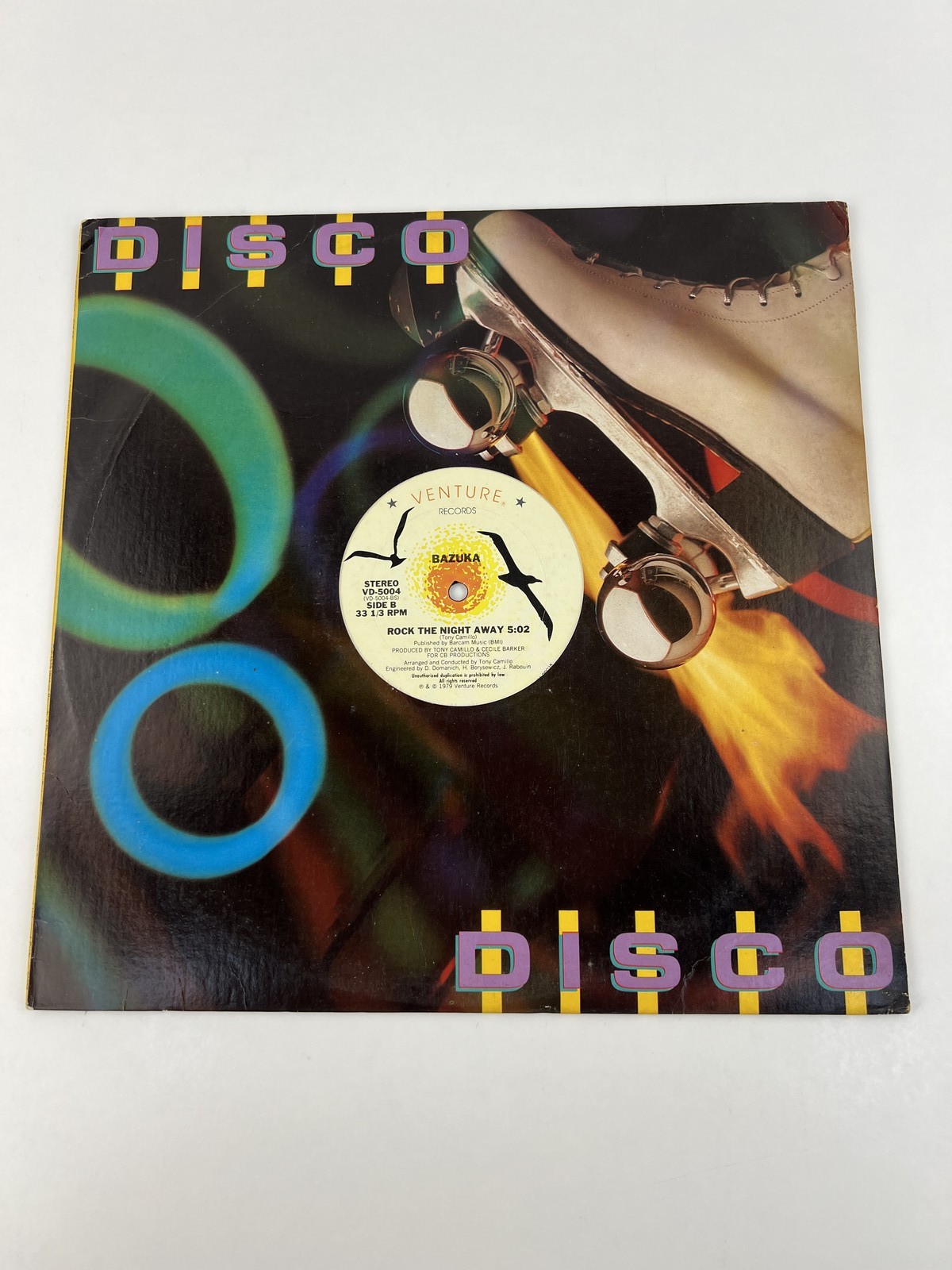 Tony Camillo's Bazuka - (C'est) Le Rock / Rock The Night Away (1979) | 12" Vinyl