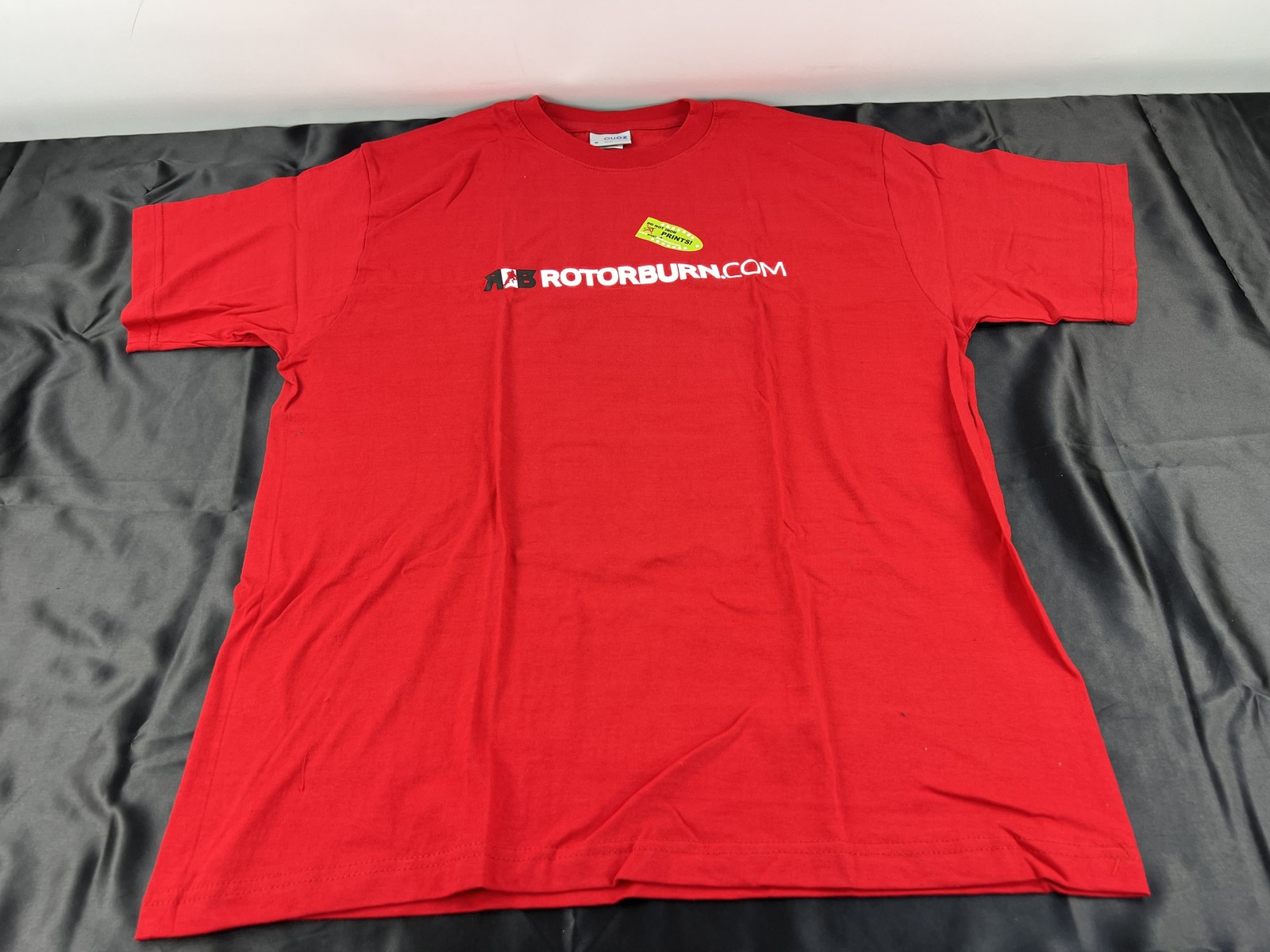 QUOZ Rotorburn.com Red T-Shirt 100% Cotton Size M