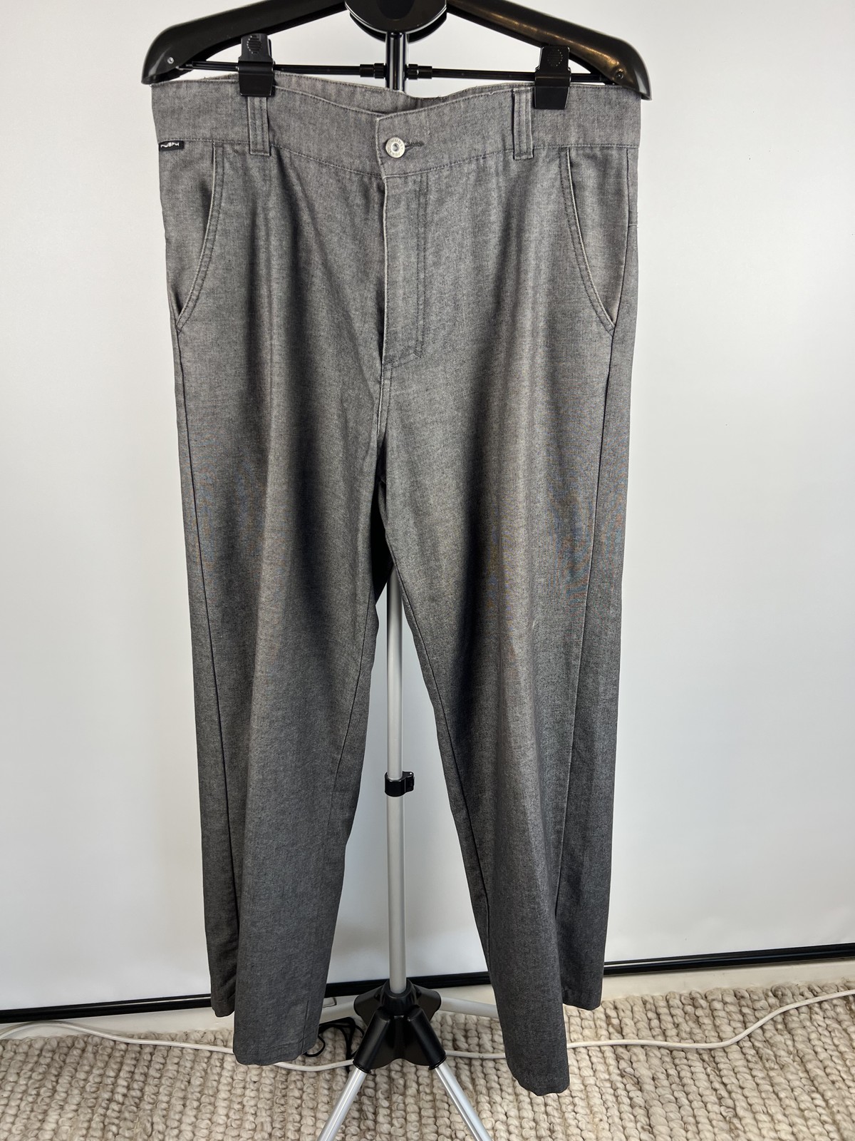 Rusty Jeans Rush 4 Grey Cotton Blend Pants Size 36