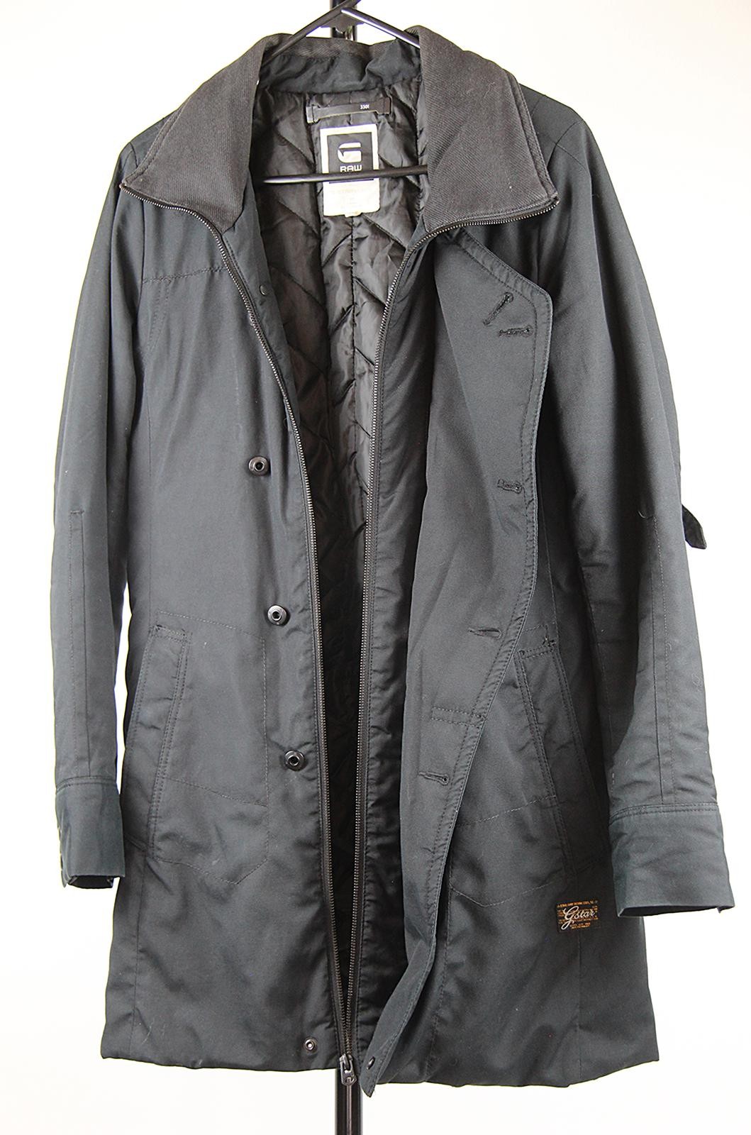 G-Star RAW Women’s Black Long Coat – Structured Winter Outerwear