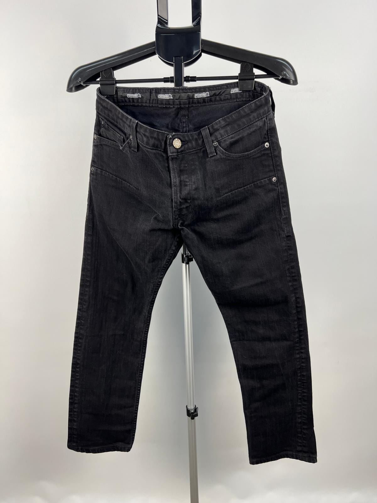 Cassette black denim jeans size 32