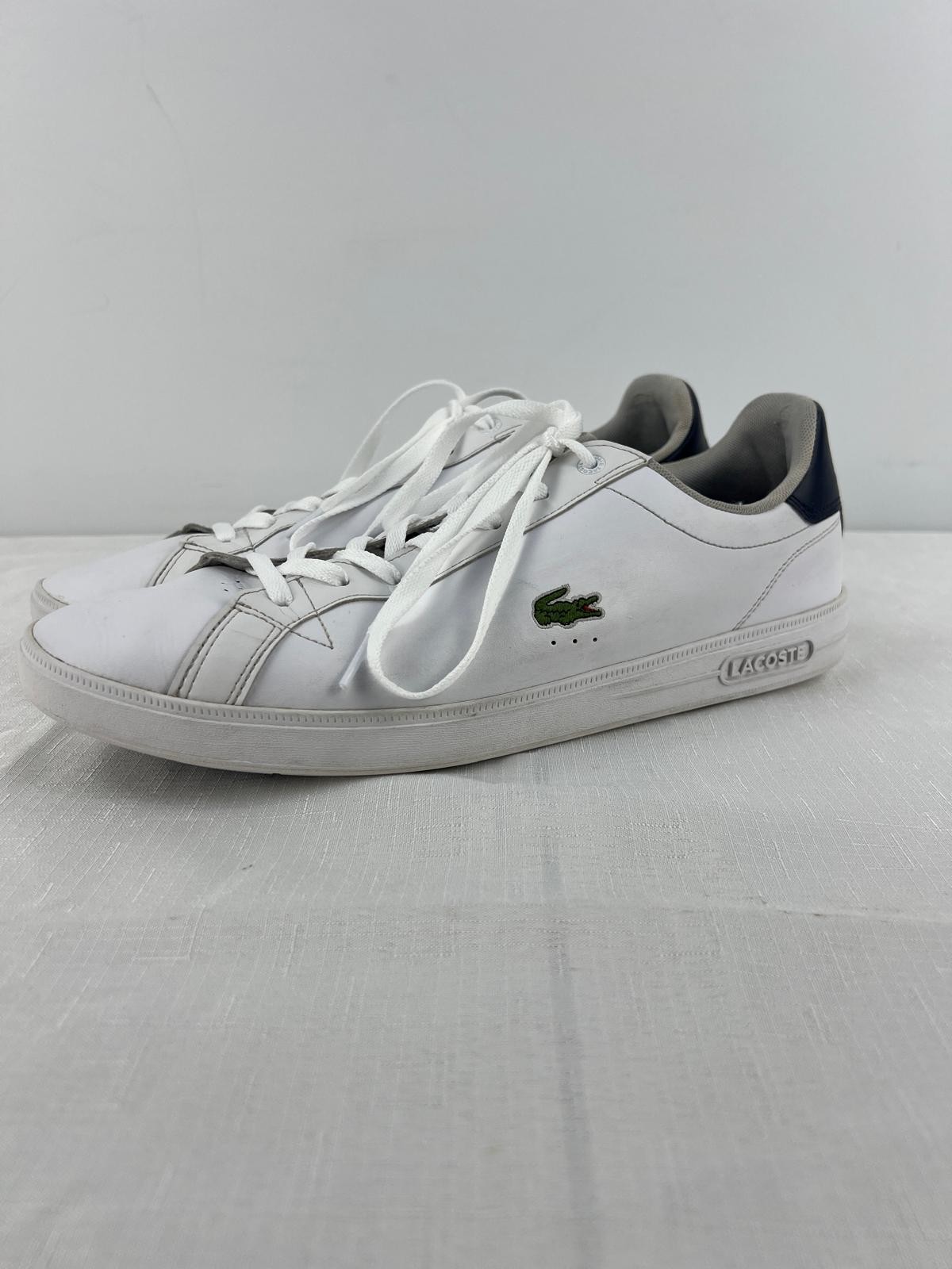 Lacoste Graduate Pro 222 1 White Navy Men’s Size 13 Shoes