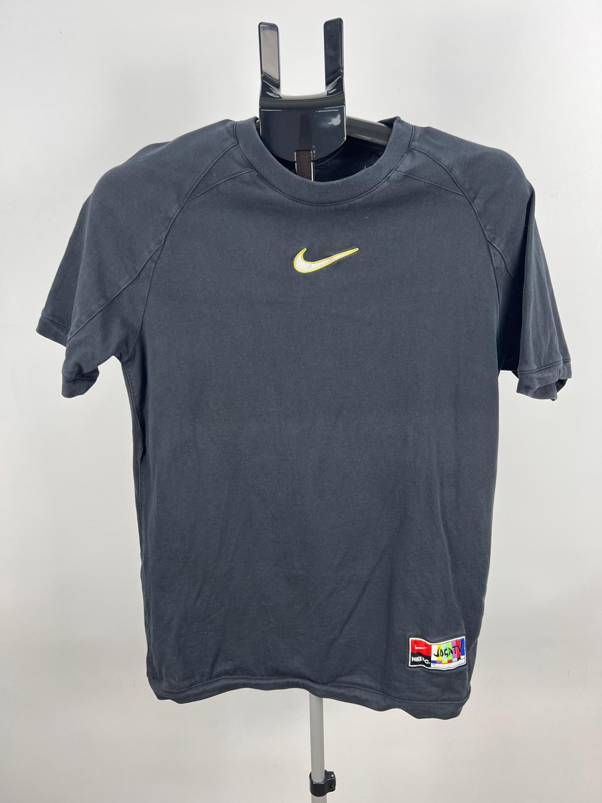 Nike Just TV Swoosh T-Shirt Black Small Made in Thailand