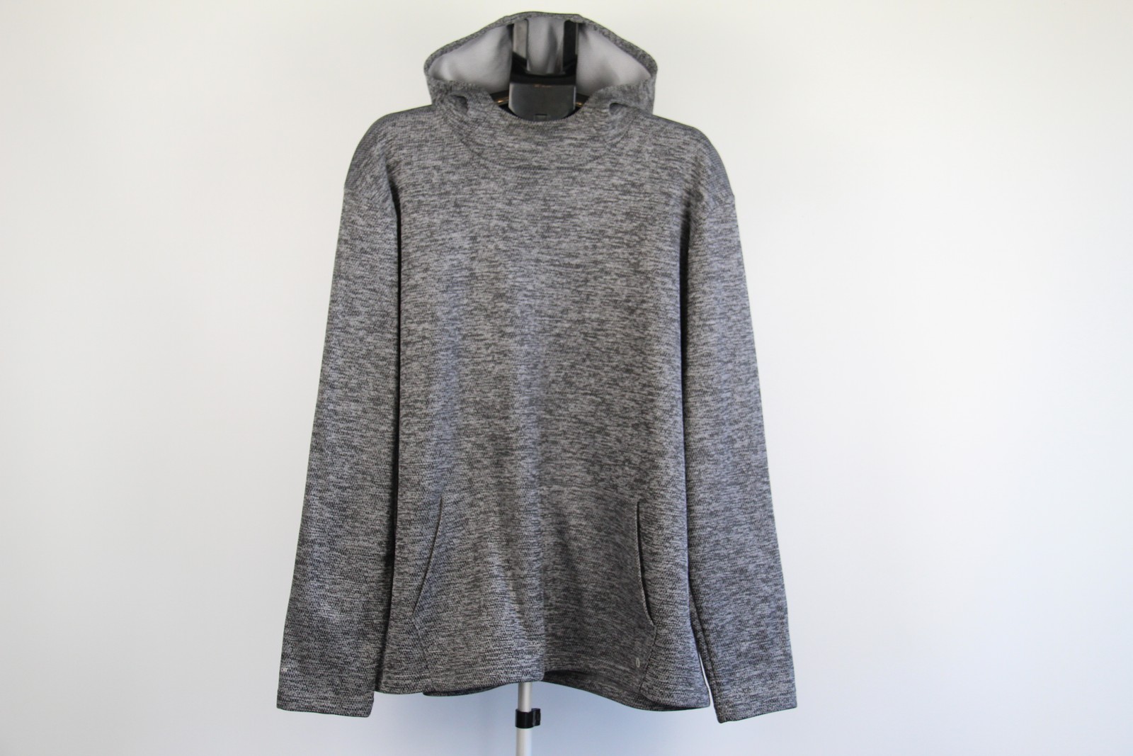 Xersion Training Men’s XXL Gray Knit Hoodie Sweatshirt
