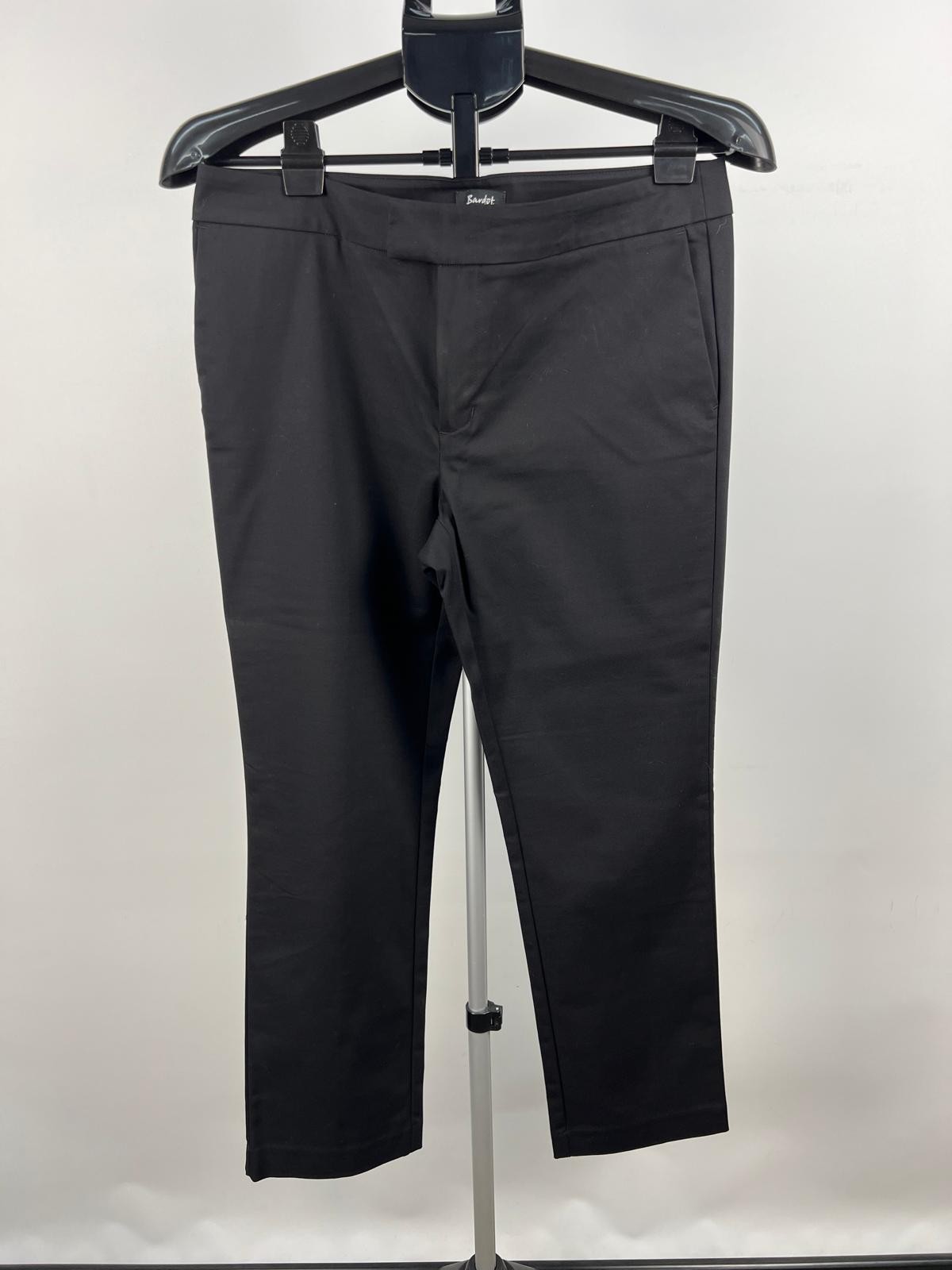 Bardot Black Slim Straight Leg Tailored Trousers UK 12
