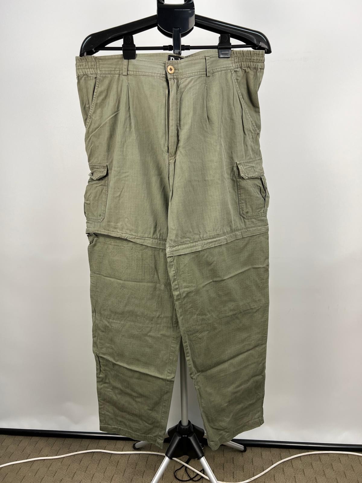 Ruka Olive Green Zip-Off Cargo Trousers Pants Size 34