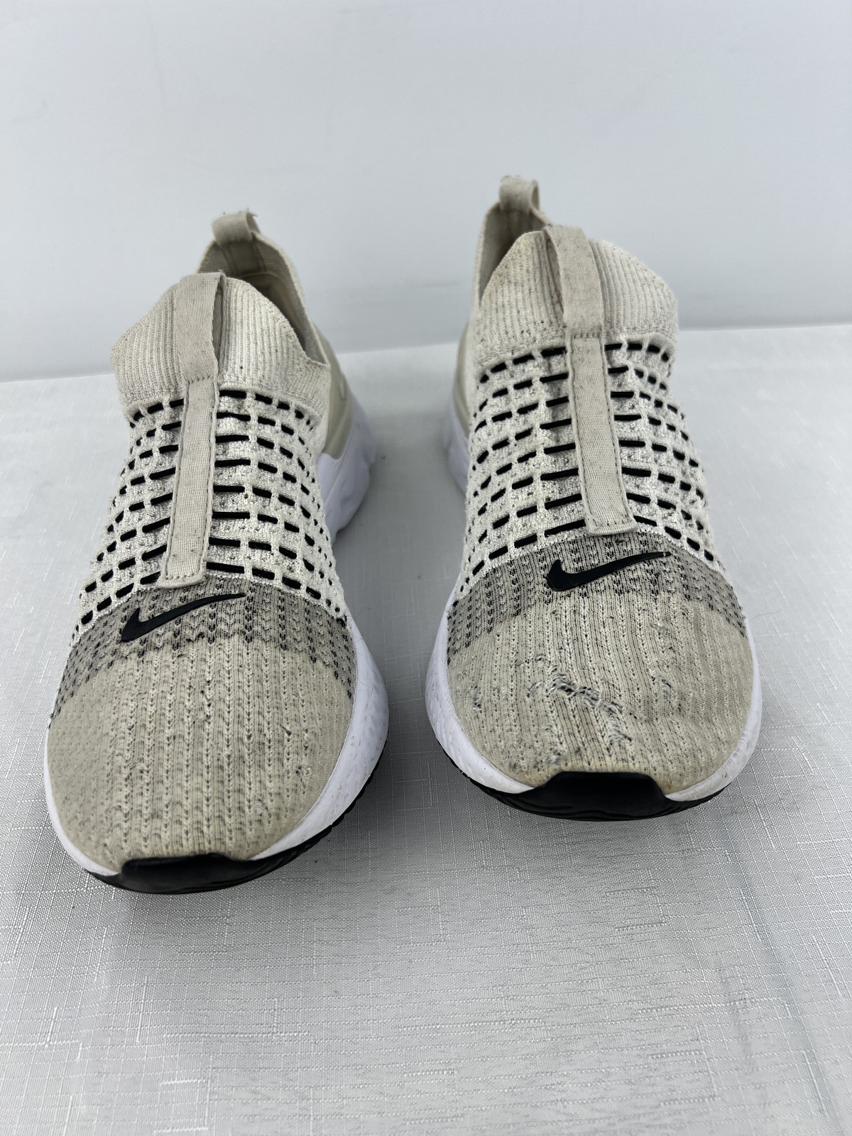 Nike React Phantom Run Flyknit 2 Beige Running Shoes US 10.5 DV2139-100