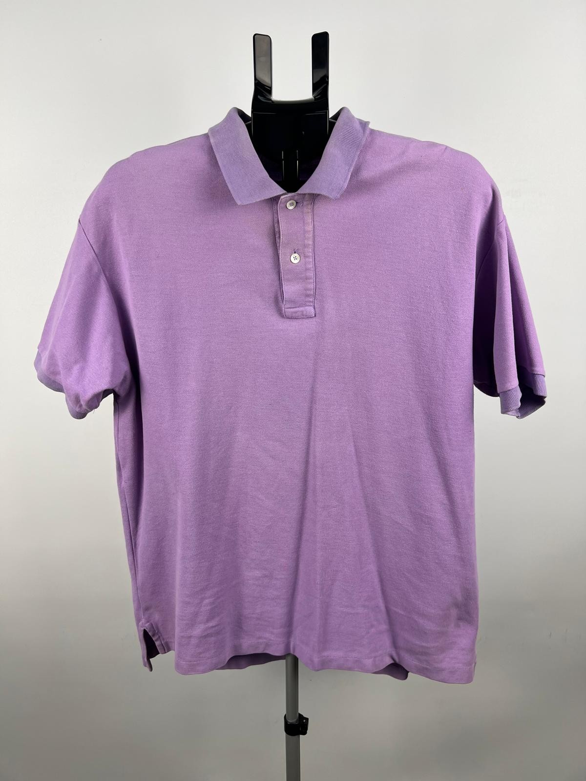 Racing Green Purple Polo Shirt 100% Cotton Size L
