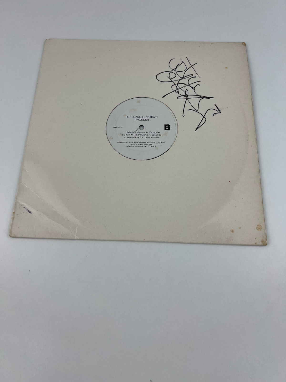 Renegade Funktrain – I Wonder – 12” Vinyl – East West Records 1995 Australia