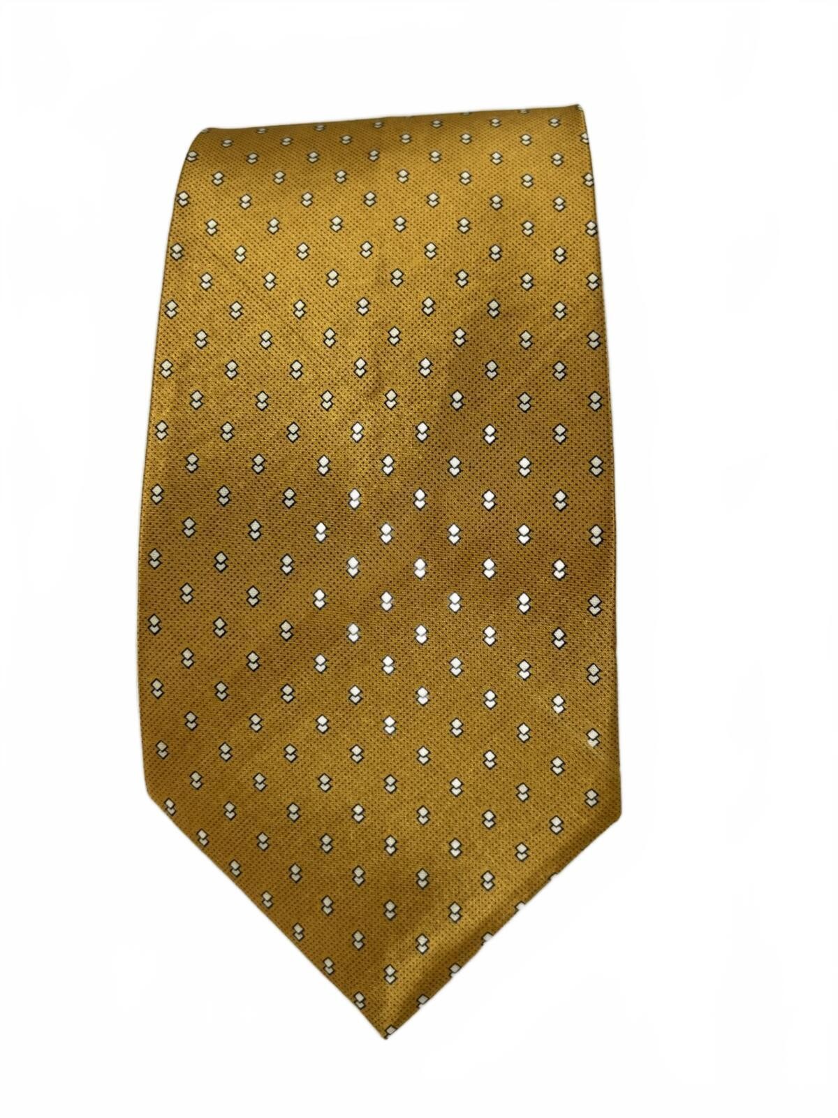 Moulin Rouge Paris Gold Pattern Tie – Geometric Print Necktie