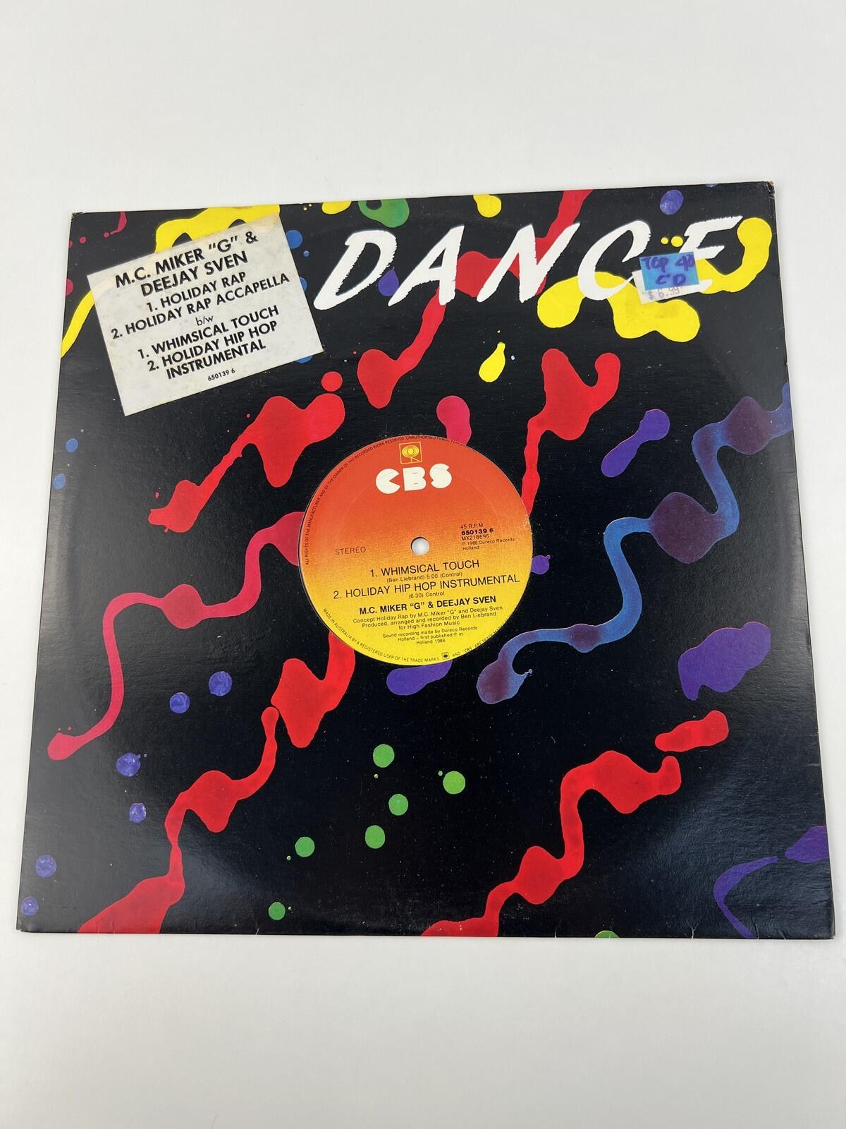 MC Miker G. & DJ Sven - Holiday Rap (1986) | 12" Vinyl
