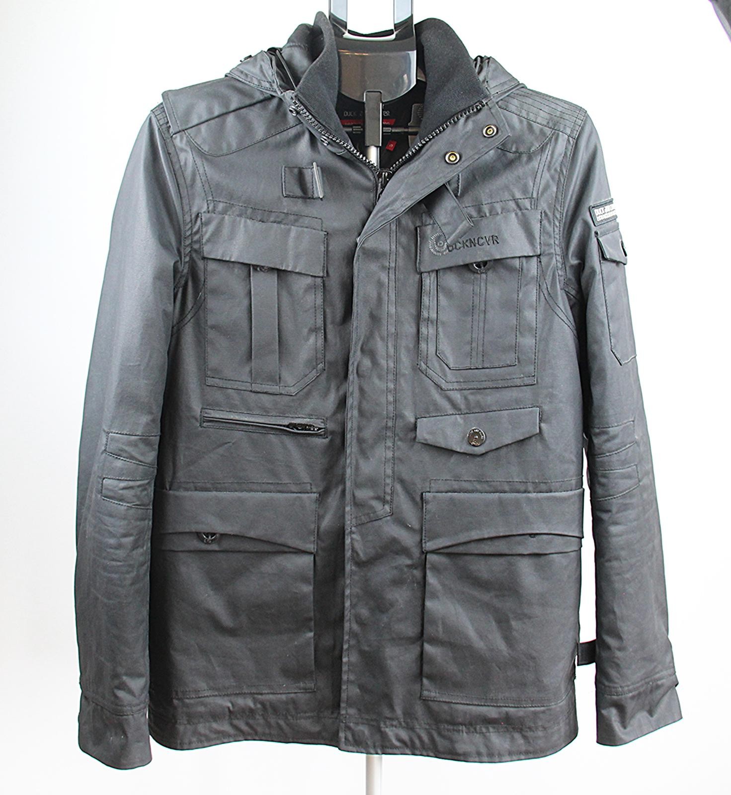Duck and Cover Men’s Parka Jacket – Stylish & Functional – Size Small