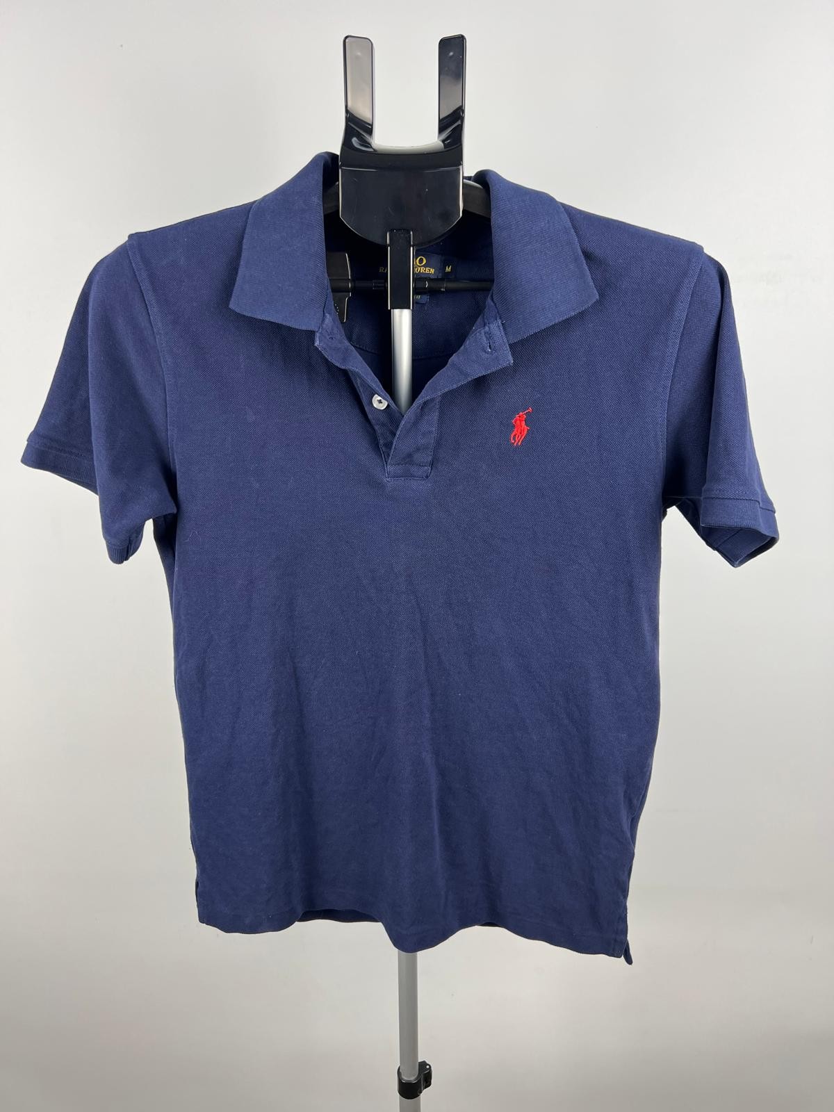 Polo Ralph Lauren Custom Fit Navy Polo Shirt Size M