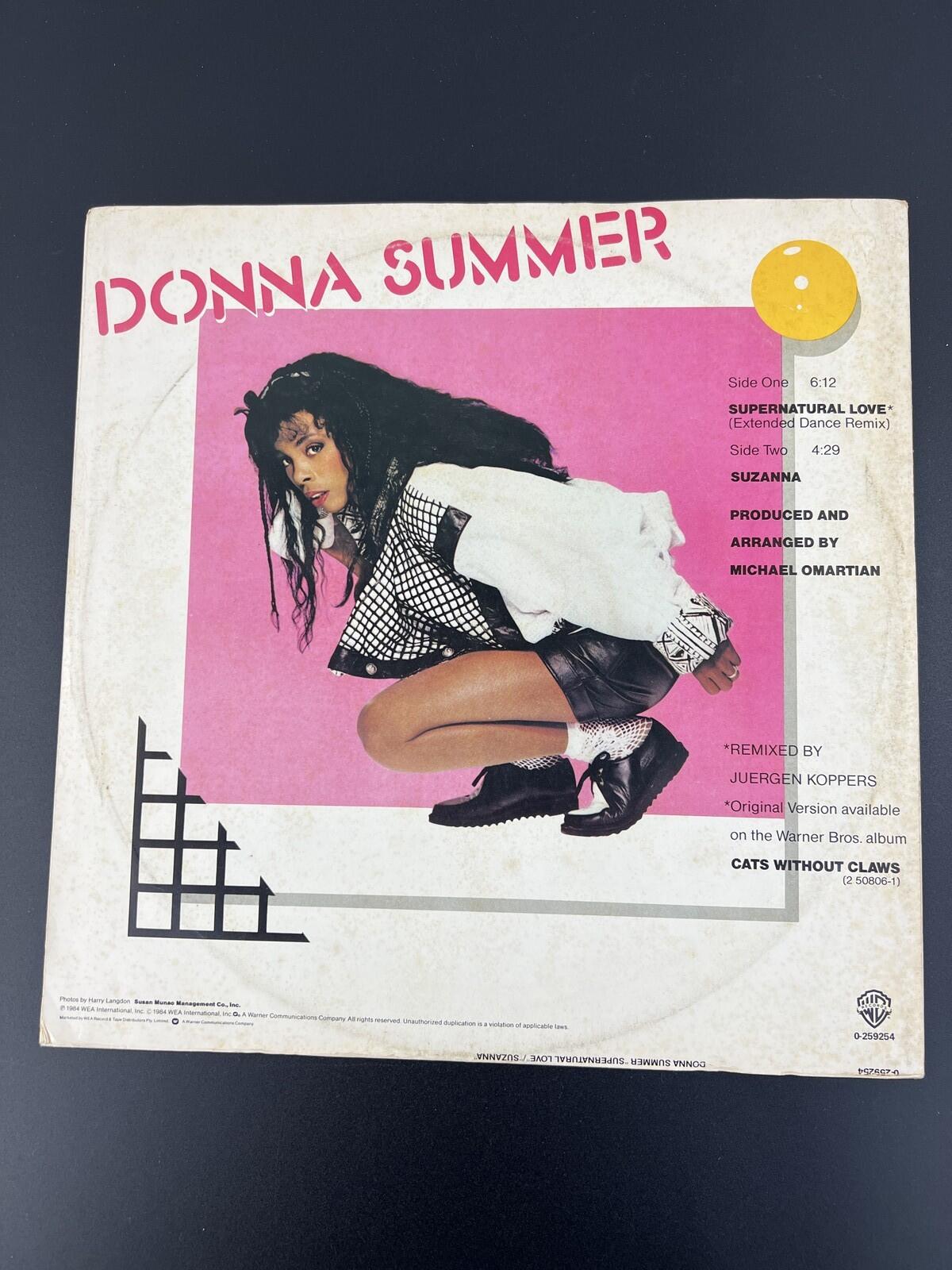 Donna Summer - Supernatural Love / Suzanna (1984) | 12" Vinyl