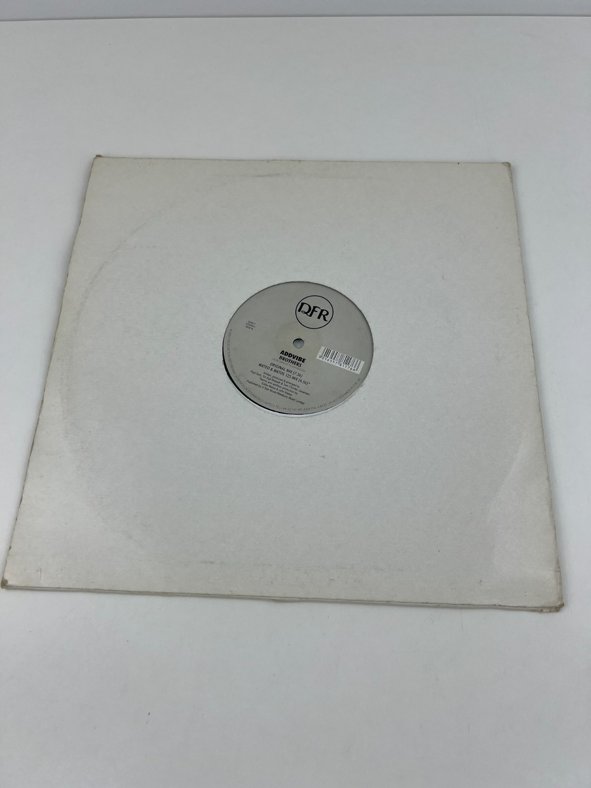 Addvibe – Brothers (Mateo & Matos Mix) – DFR DIS017 12" UK