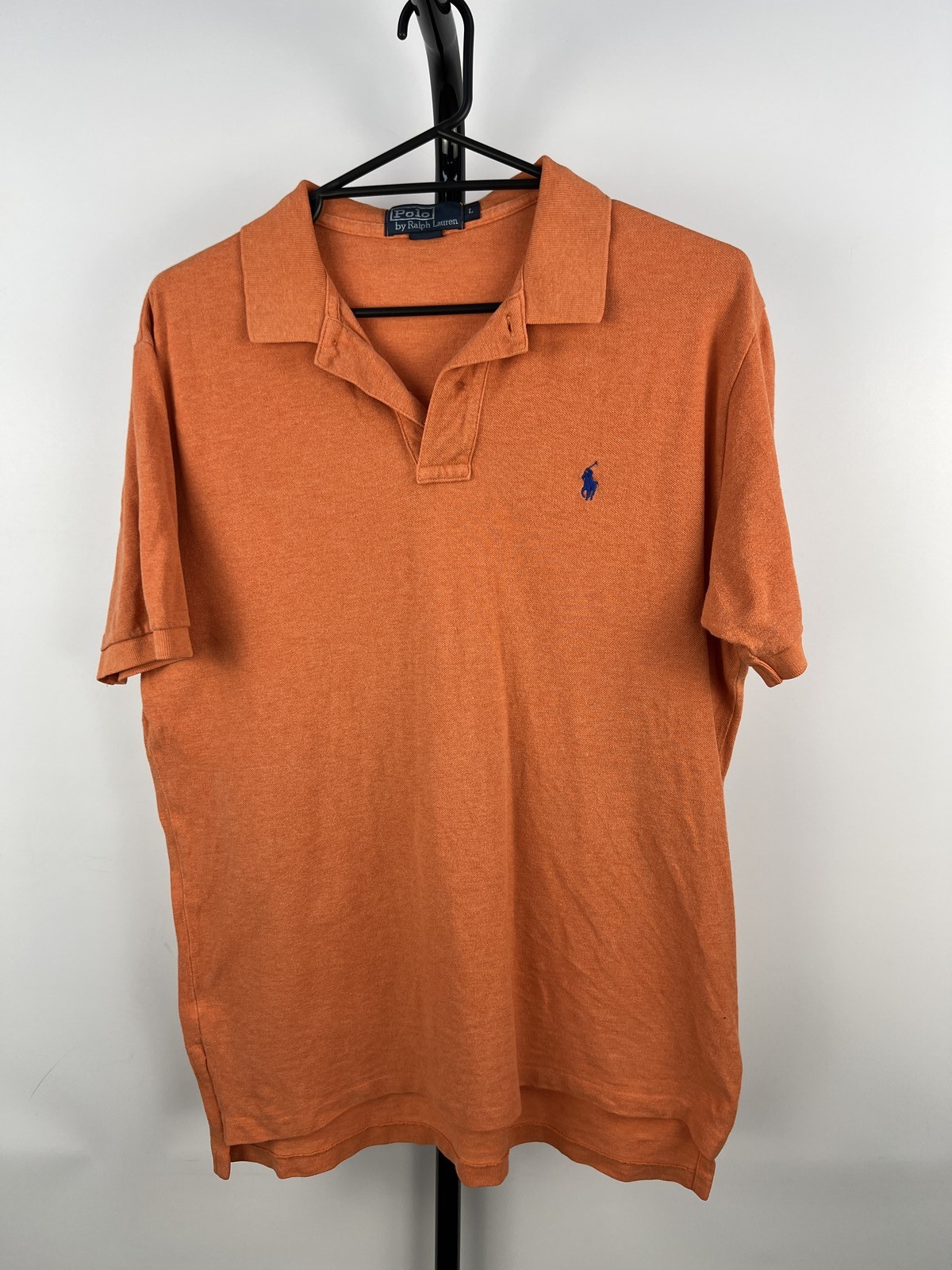 Polo by Ralph Lauren Orange Short Sleeve Polo Shirt Size L
