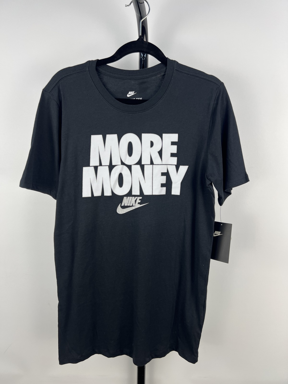 Nike The Nike Tee "More Money" Graphic T-Shirt Black Mens Size S