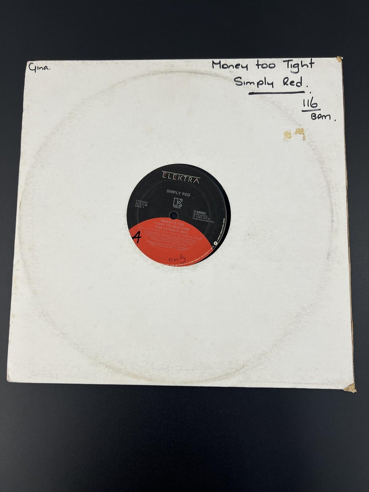 Simply Red - Money's Too Tight (To Mention) (1985) | 12" Vinyl