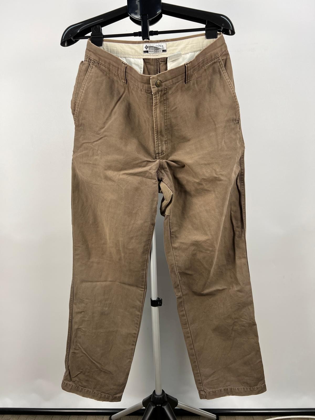 Columbia Sportswear Men's Brown Cotton Utility Pants W34 L32