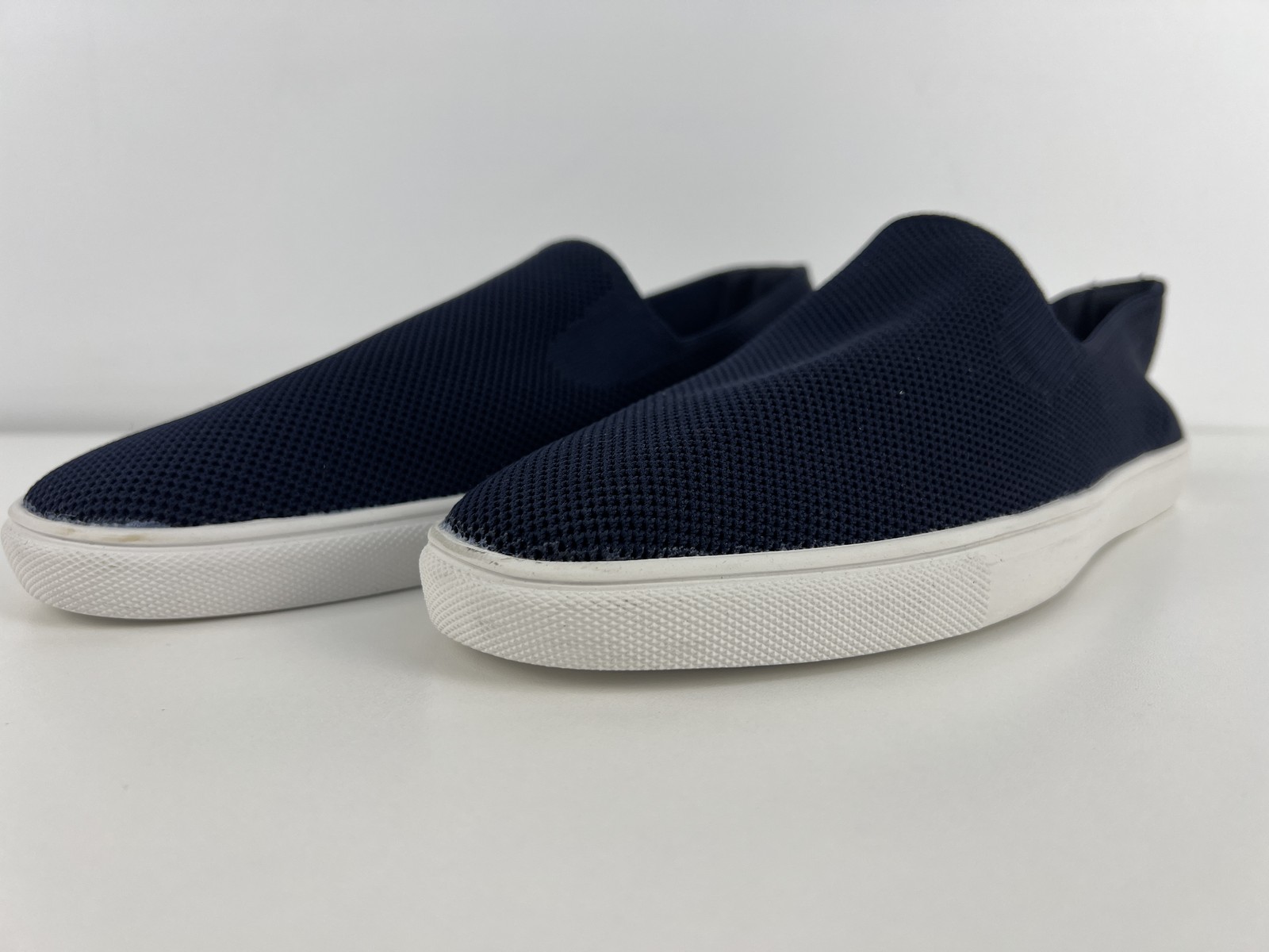 yd. Navy Mesh Slip On Sneakers Trainers Mens Size 12