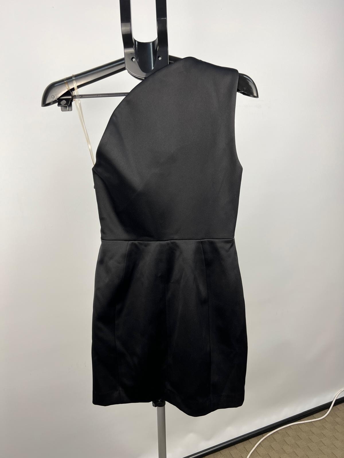 House of CB London Black One Shoulder Mini Dress Size S
