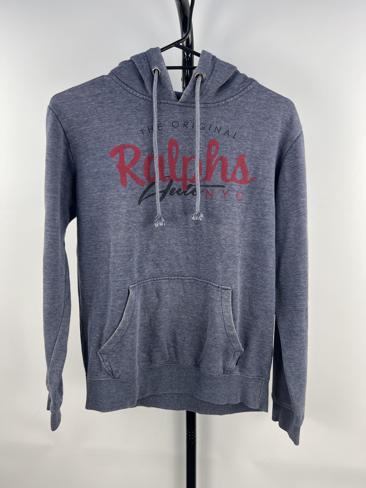 Cotton On Grey Ralphs NYC Pullover Hoodie Medium