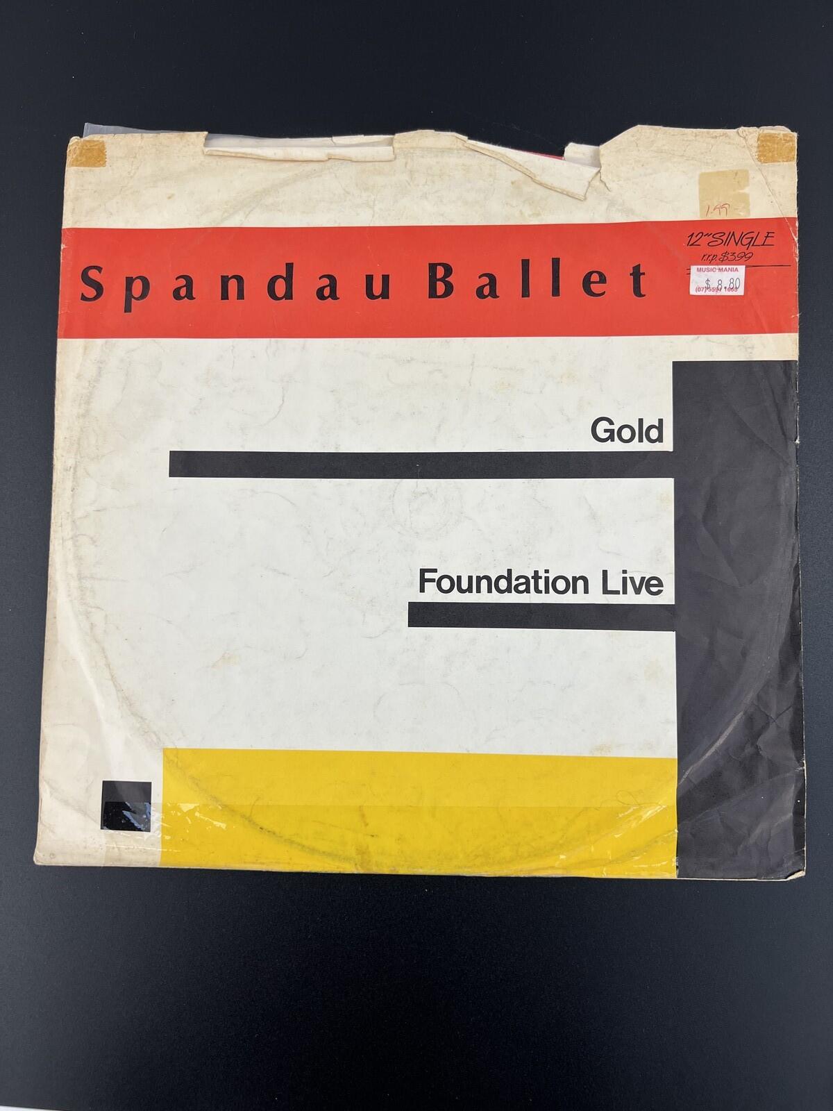 Spandau Ballet - Gold / Foundation Live (1983) | 12" Vinyl