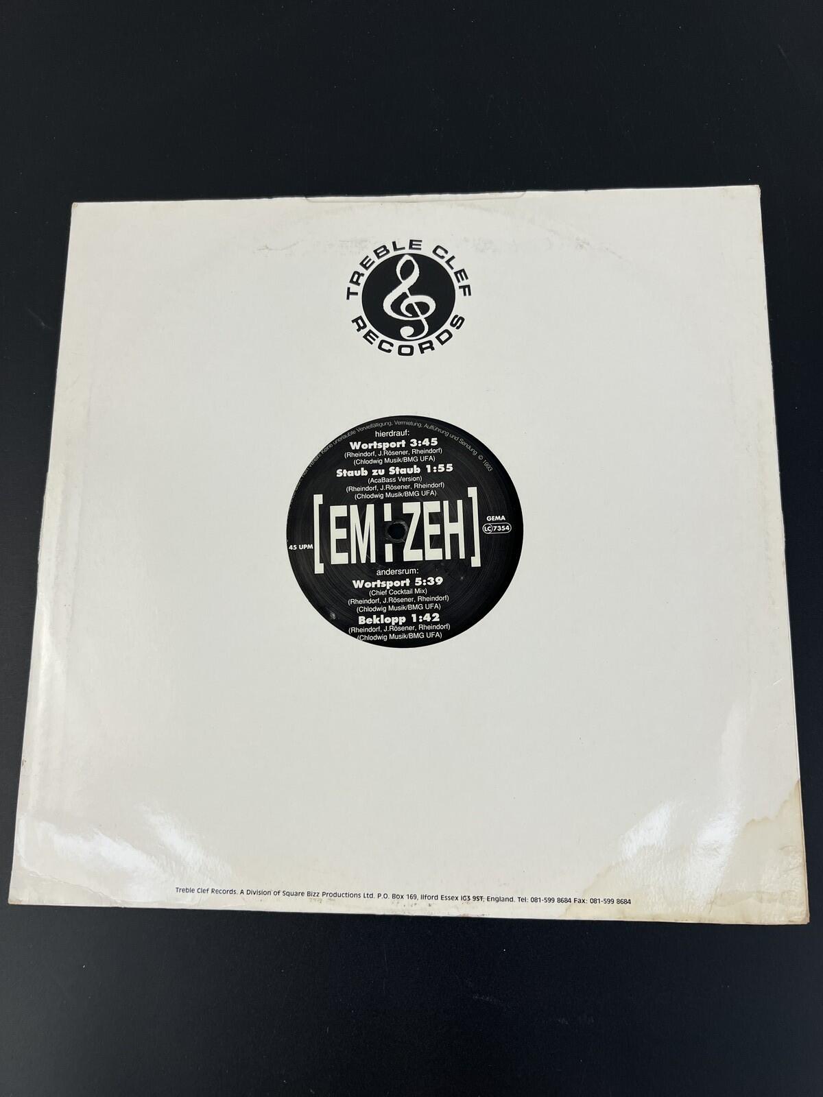 EM:ZEH - Staub Zu Staub | 12" Vinyl