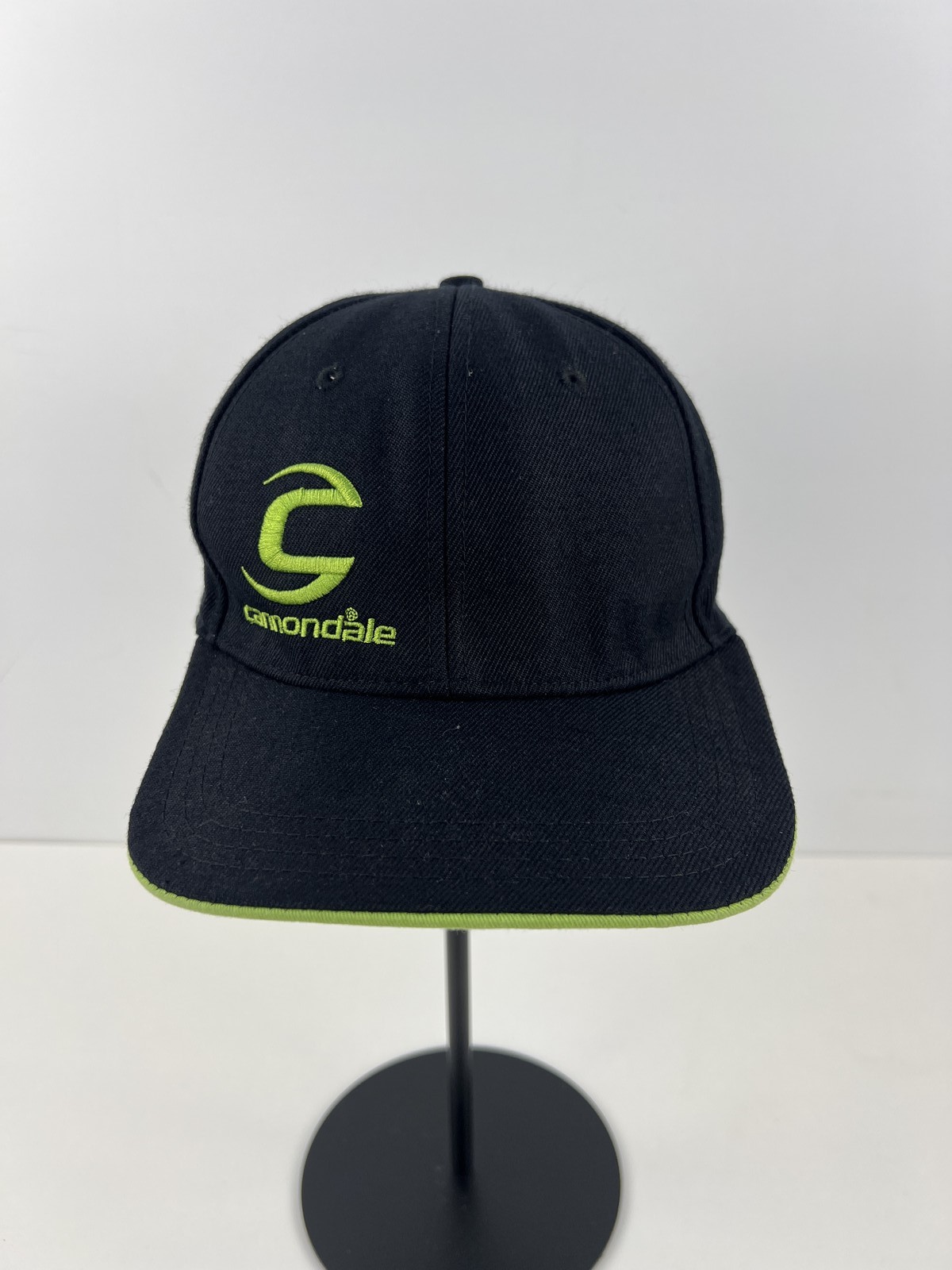 Cannondale Black Green Logo Snapback Cap One Size