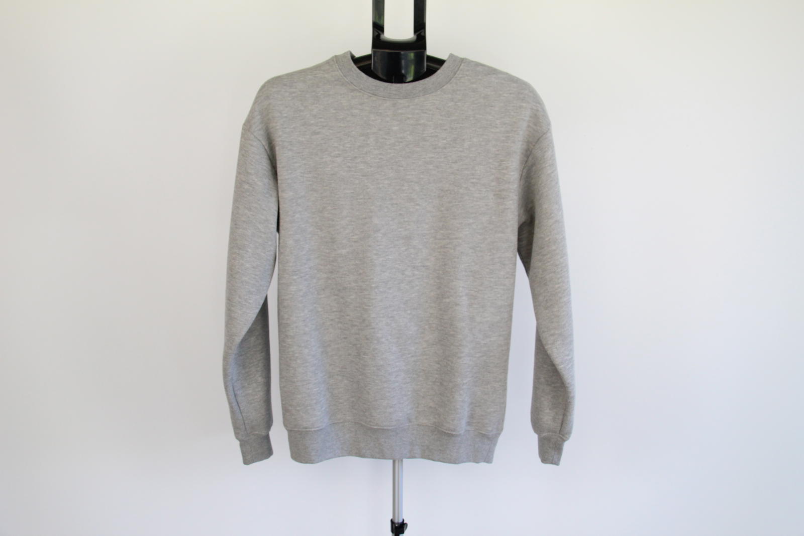 General Pants Co. Grey Crew Neck Brushed Back Fleece Sweatshirt - Size XS