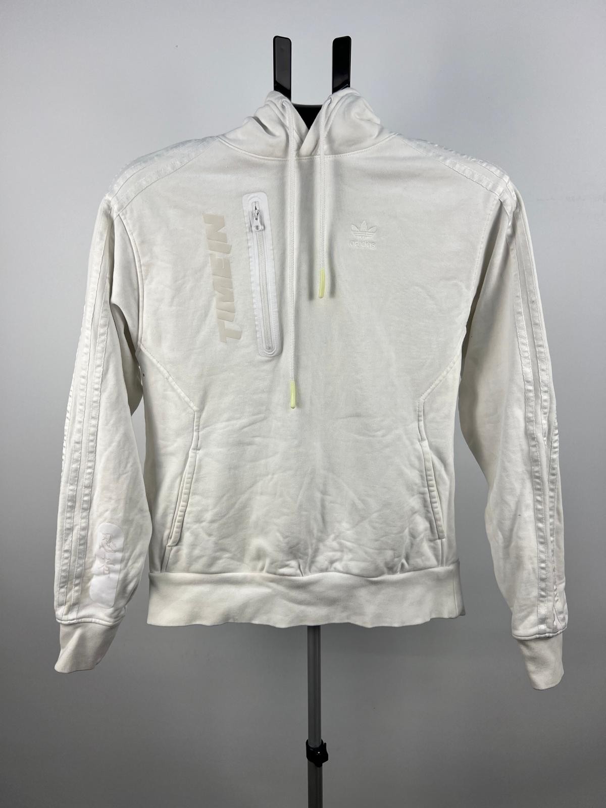 adidas Originals Ninja Hoodie White Pullover Sweatshirt Size S