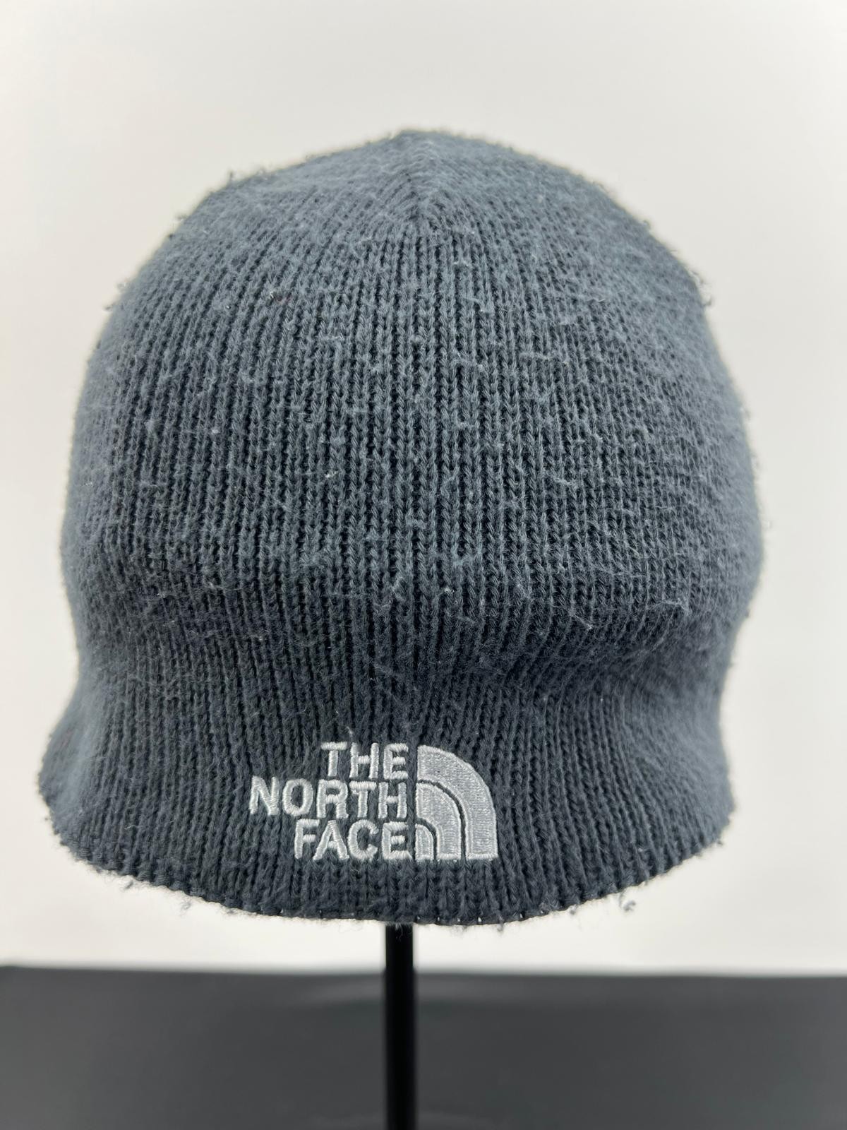 The North Face Beanie Hat Unisex Grey Fleece Lined One Size