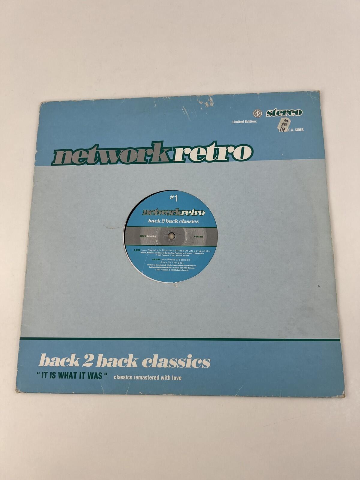 Rhythim Is Rhythim - Back 2 Back Classics #1 (1993) | 12" Vinyl