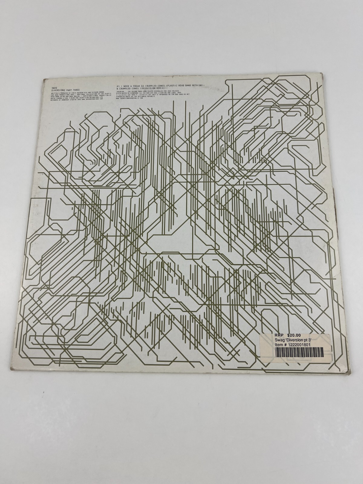Swag – Diversions Part Three 12” Vinyl (2002) Version 06